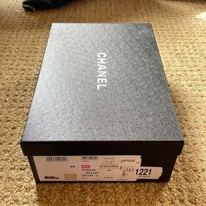 Chanel loafer shoebox